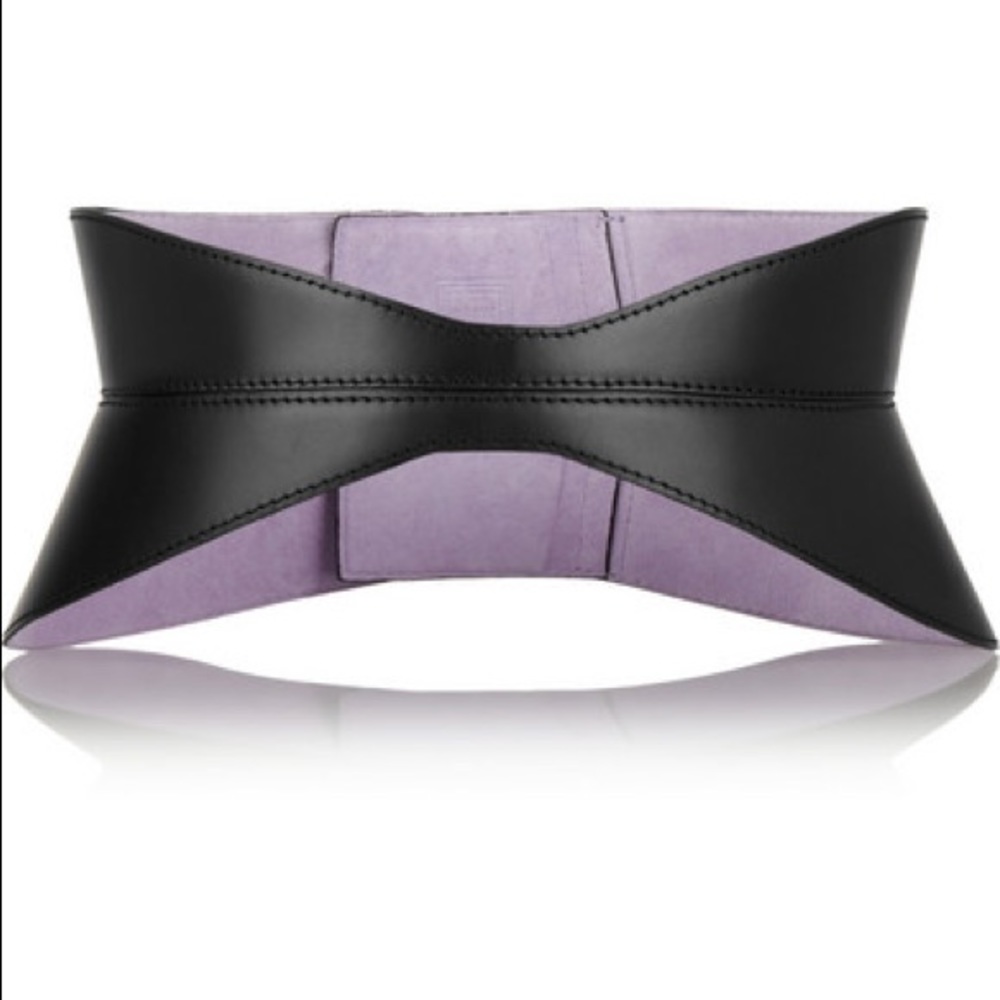 ISO Herve Leger Leather waist Belt size Small - Picture 1 of 1